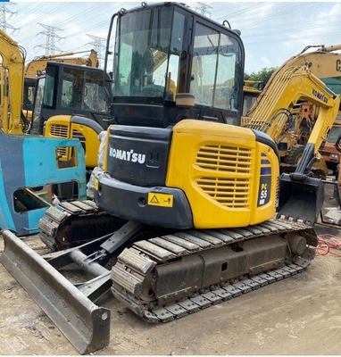 Gebruikte originele Japanse 5T mini graafmachine Komatsu PC55 EPA motor in goede staat Shanghai