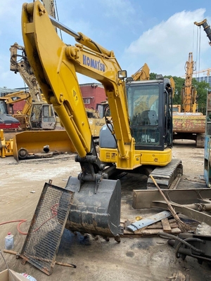 Gebruikte originele Japanse 5T mini graafmachine Komatsu PC55 EPA motor in goede staat Shanghai