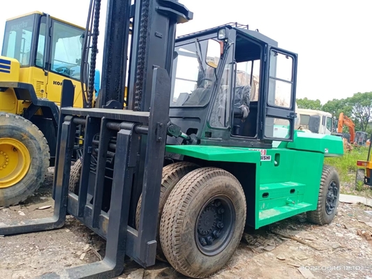Mitsubishi FD150 tweedehands vorklift in goede staat voor andere emmercapaciteit