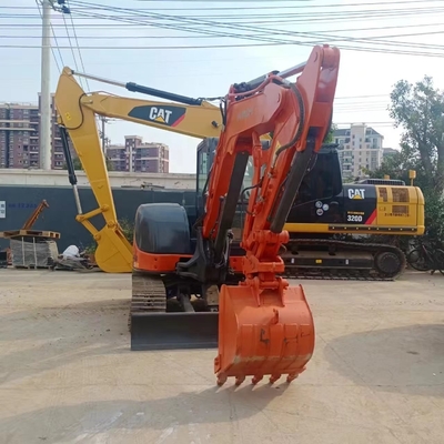 6500 KG Hitachi zx75us Gebruikte originele Japanse Mini Digger Crawler Excavator met EPA-motor