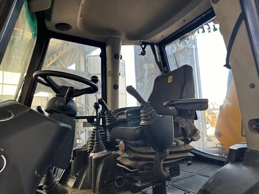 Laag werktijd JCB 3CX boormachine met originele Britse motor met bewegende wielen