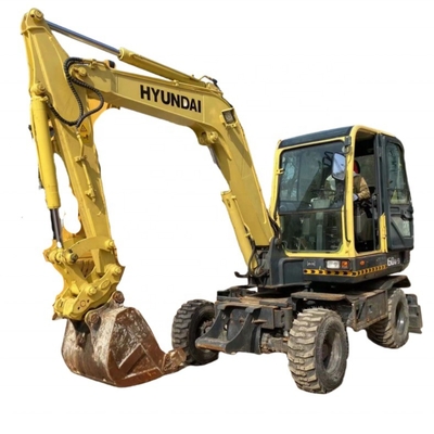 Hyundai 60w-9 Gebruikt Korea Originele 6ton Excavator Crawler Digger 6000 kg Machine Gewicht