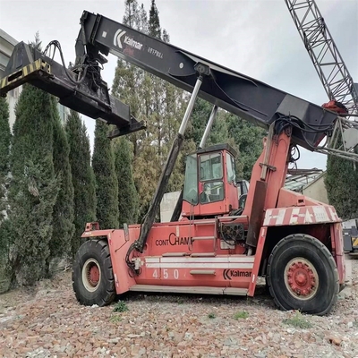 70000 KG Gewicht Kalmar DRF450 Gebruikte Reach Stacker in Shanghai 45 Ton Container Handler
