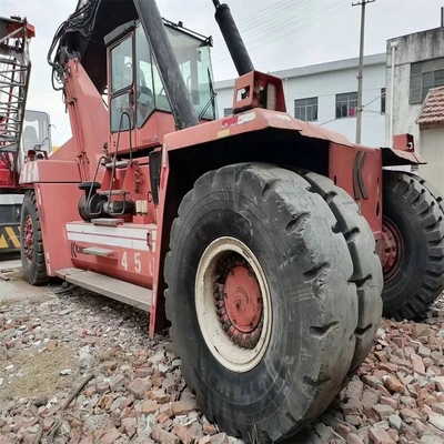 70000 KG Gewicht Kalmar DRF450 Gebruikte Reach Stacker in Shanghai 45 Ton Container Handler