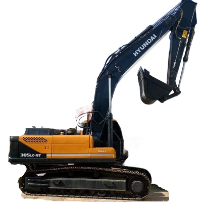 Gebruikte Hyundai 305LC-9T graafmachine met originele motor en Liyuan-cilinder in Korea