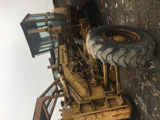 In goede staat dubbeltrommelroller CAT 12G Gebruikte platte landgrader uit Japan