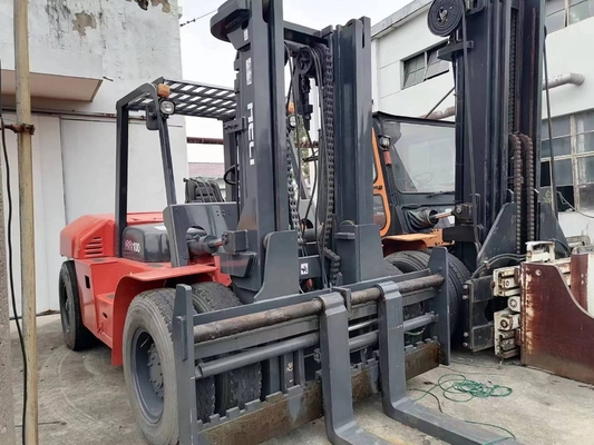10ton Heli 100 Gebruikte vorkheftruck met originele verf en EPA-motor in geel