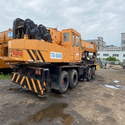 Shanghai TADANO 50T vrachtwagenkraan met originele kleur en lage werktijden 0-2000