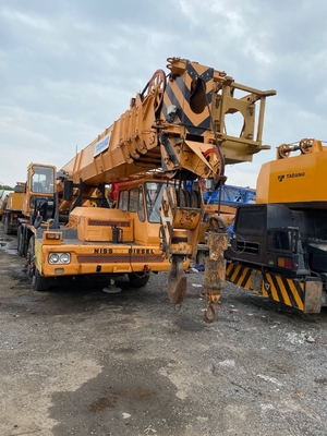 Gebruikte TADANO 50 ton mobiele kraan in Shanghai in goede staat bewegende type wiel machine