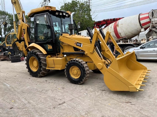 Gebruikte JCB 4CX 3CX baggerlader uit Japan met Liyuan hydraulische pomp