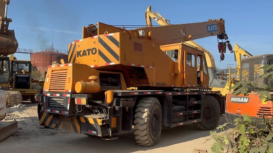 Japanse bouwmachine kraan 35t mobiele vrachtwagen en lage werktijden