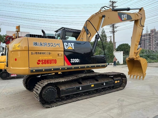 20 ton bedrijfsgewicht gebruikt Japan Diesel Digger 320D2 met originele motor op zijn best