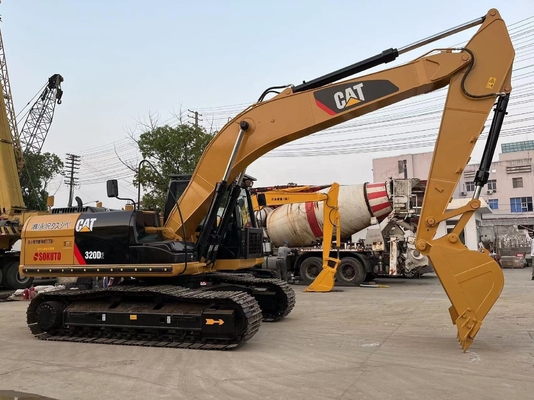 20 ton bedrijfsgewicht gebruikt Japan Diesel Digger 320D2 met originele motor op zijn best