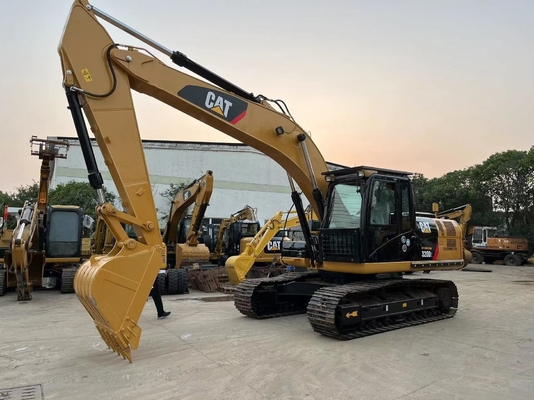 20 ton bedrijfsgewicht gebruikt Japan Diesel Digger 320D2 met originele motor op zijn best