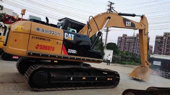 20 ton bedrijfsgewicht gebruikt Japan Diesel Digger 320D2 met originele motor op zijn best