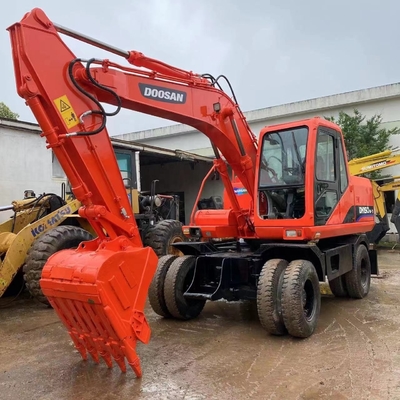 Japan Doosan DH150W-7 Digger met originele verf en 0.1m3 emmercapaciteit in Japan