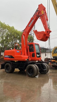 Japan Doosan DH150W-7 Digger met originele verf en 0.1m3 emmercapaciteit in Japan