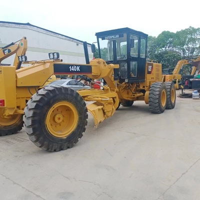 Tweedehands CAT140K Motor Grader Originele kleur Gebruikte technische bouwmachines