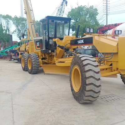 Tweedehands CAT140K Motor Grader Originele kleur Gebruikte technische bouwmachines