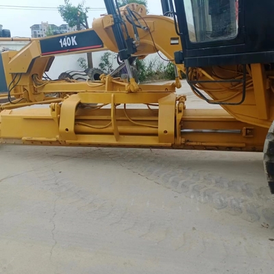 Tweedehands CAT140K Motor Grader Originele kleur Gebruikte technische bouwmachines