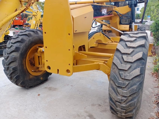 Gebruikelijke goede staat wielgrader CAT 140H machine uit Japan originele