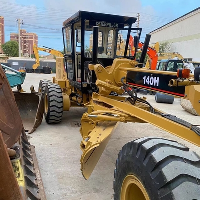 Caterpillar 140H Gebruikte Motor Grader Voorlader 100% Amerika Originele in goede staat
