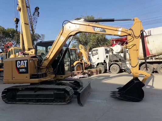 7 ton gebruikte dieseldiezelgraver Caterpillar 307E2 met een hoog bedrijfsdoeltreffendheid uit Japan