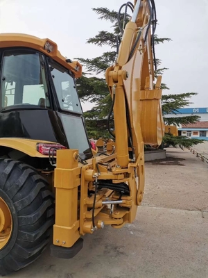 Goede Japanse originele 428 Gebruikte CAT 428F wiellader met en machinegewicht 15000 KG