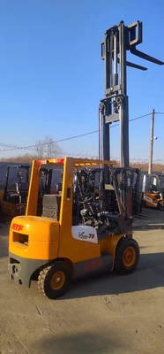 Kleine hefmachine 3 TON elektrische vorkhefmachine met 0-2000 werkuren in goede staat