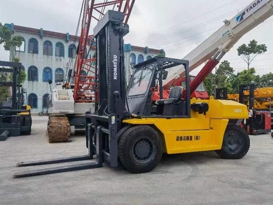 Gebruikte KOMATSU FD160 16TON tweedehands containertruck in uitstekende staat