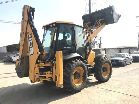 Gebruikte JCB 4CX-lader 15TON backhoe-lader met hydraulische cilinder van Nabtesco uit Japan