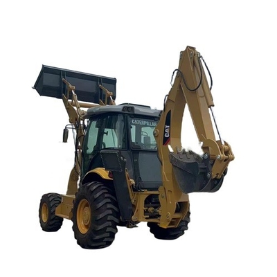 Gebruikte originele verfdiesellader Caterpillar 420F met 2017 Nabtesco hydraulische klep