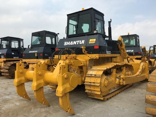 Originele verf Shantui SD22 EPA Motor Hydraulische bulldozer Bewegende type Crawler bulldozer