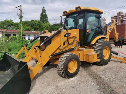 Origineel Japan 9TON EPA Motor cummis Hydraulische baggerlader CAT 420F in Shanghai