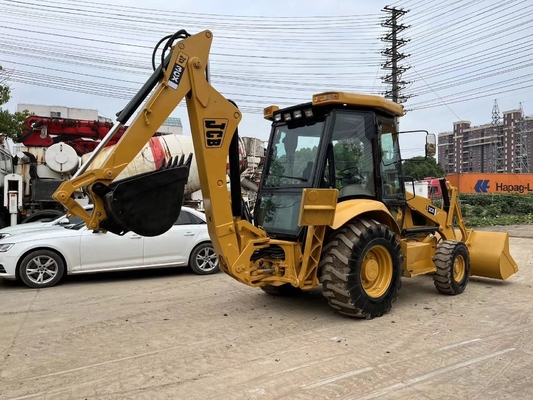 Gebruikte Japanse originele verflader JCB 3CX HINO-motor met een hoog werkvermogen