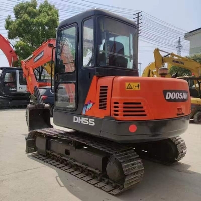 Doosan DH55 Gebruikte Digger 68kw Original Paint Japan Machine Gewicht 5500 kg aan betaalbare prijs