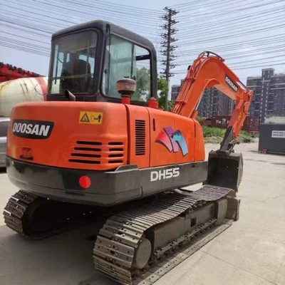 Doosan DH55 Gebruikte Digger 68kw Original Paint Japan Machine Gewicht 5500 kg aan betaalbare prijs