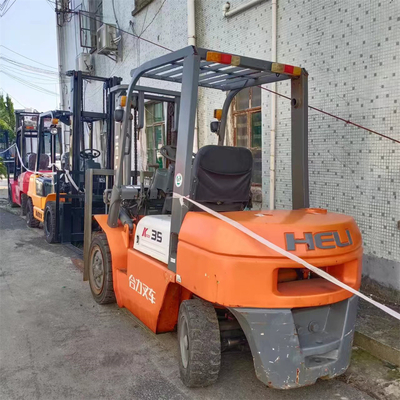 Originele kleur Gebruikte Heli K35 4Ton Diesel Vorklift Truck Met Originele Motor