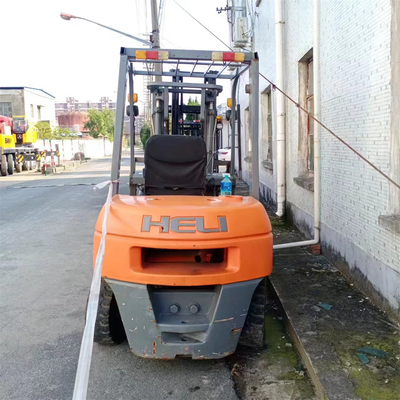 Originele kleur Gebruikte Heli K35 4Ton Diesel Vorklift Truck Met Originele Motor