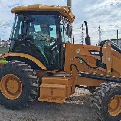 7 ton nominale lading Tweedehands laadmachine Gebruikte Caterpillar CAT 420F tegen betaalbare prijzen uit Japan