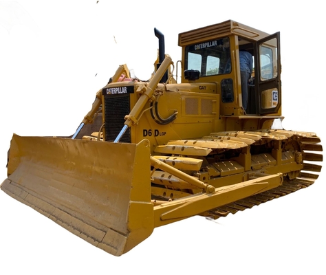 15 ton gebruikte CATERPILLAR D6D-dozer uitgerust met Liyuan hydraulische pomp in Japan