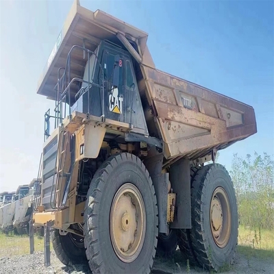 77700 KG Gebruikte Caterpillar CAT 777D mijnbouw-rotstruck in uitstekende staat