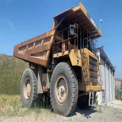 77700 KG Gebruikte Caterpillar CAT 777D mijnbouw-rotstruck in uitstekende staat