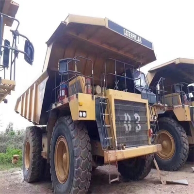 77700 KG Gebruikte Caterpillar CAT 777D mijnbouw-rotstruck in uitstekende staat