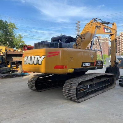 Gebruikte Sany 20ton graafmachine SY215C met originele verf en Liyuan hydraulische cilinder