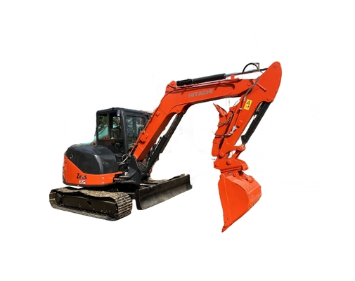 6.5 ton mini-graver Hitachi ZX65U Hydraulische bagger gebruikt ZX65U Deft ontwerp Japan