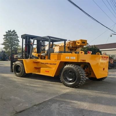 Multifunctionele gebruikte TCM-diesel vorklift FD160 Vorklift 16TON voor gebouwen in Shanghai