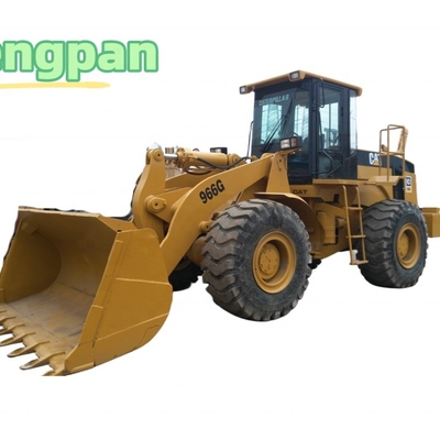 Shanghai Port Loading Service Gebruikte Japan 966G wiellader met Huade hydraulische pomp