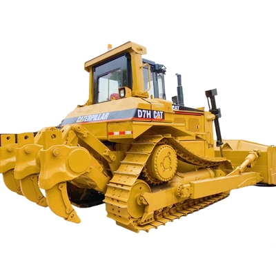 Oorspronkelijke motor 20 ton Gebruikte Caterpillar D7H bulldozer met originele verf en kruiper