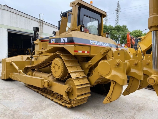 Oorspronkelijke motor 20 ton Gebruikte Caterpillar D7H bulldozer met originele verf en kruiper